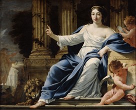 'Polyhymnia, Muse of Eloquence', 17th century. Artist: Simon Vouet