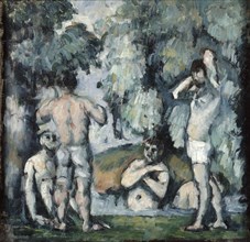 'Five Bathers', c1875-1877. Artist: Paul Cezanne