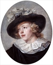 'Portrait of a Young Man', 18th/early 19th century. Artist: Jean-Honore Fragonard