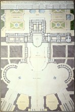 Plans for the transformation of Versailles, France, 1780. Artist: Unknown