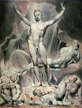 'Satan Arousing the Rebel Angels', 1808. Artist: William Blake
