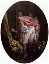 'The Raised Skirt', 1742. Artist: François Boucher