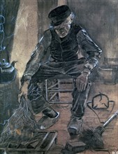 'Old Man Kindling Wood', 1881. Artist: Vincent van Gogh