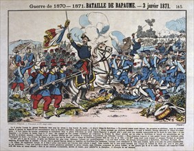 Battle of Bapaume, Franco-Prussian war, 3 January 1871. Artist: Anon