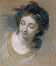 'Woman's Head', 1780.   Artist: Marie Louise Élisabeth Vigée-Lebrun