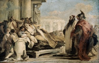 'Death of the Dido', 1757.  Artist: Giovanni Battista Tiepolo