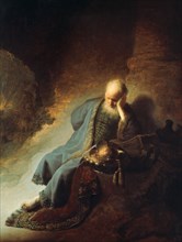 'The Prophet Jeremiah Mourning over the Destruction of Jerusalem', 1630. Artist: Rembrandt Harmensz van Rijn