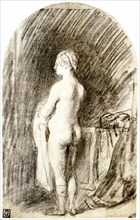 'Female Nude', 17th century. Artist: Rembrandt Harmensz van Rijn
