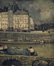 'The Edges of the Seine, Paris', (1880-1924?). Artist: James Wilson Morrice