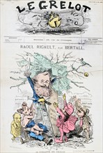 Caricature of Raoul Rigault, 14th May 1871.  Artist: Bertall