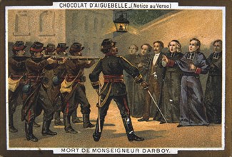 Death of Monseigneur Darboy, Archbishop of Paris, 24th May 1871. Artist: Anon