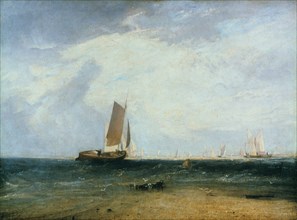 'Fishing upon the Blythe Sand, Tide Setting in', 1809. Artist: JMW Turner