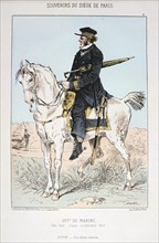 'Officier de Marine', Siege of Paris, 1870-1871. Artist: Anon