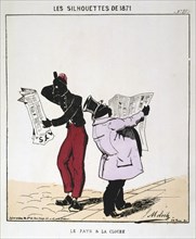 'Le Pays et la Cloche', 1871. Artist: Moloch