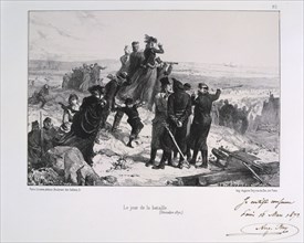 'Le Jour du Bataille' ('The Day of the Battle'), Siege of Paris, Franco-Prussian War, 1870 (1871). Artist: Auguste Bry