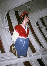 Marianne, figurehead from a French Grand Banks fishing boat. Artist: Unknown