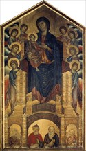 'The Madonna in Majesty' (Maestà), 1285-1286. Artist: Cimabue