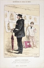 'Gardien de la Paix Publique', Siege of Paris, 1870-1871. Artist: Anon