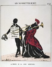 'A Propos de la Crise Monetaire', 1871. Artist: Moloch