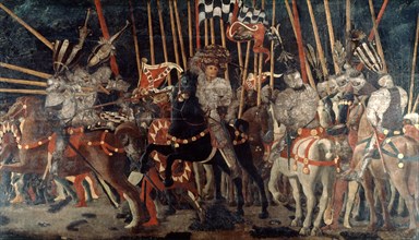 'The Battle of San Romano', 1432 (c1435-1440). Artist: Paolo Uccello