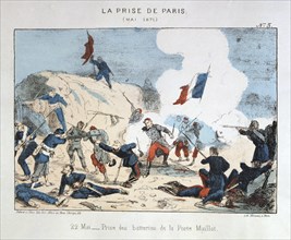 'La Prise de Paris', 22 May 1871. Artist: Anon