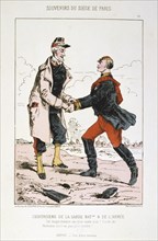 'Chirurgiens de la Garde Nationale et de l'Armee', Siege of Paris, Franco-Prussian War, 1870-1871.  Artist: Anon