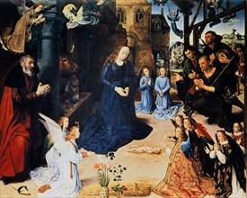 'Adoration of the Shepherd', 1476-1479.  Artist: Hugo van der Goes