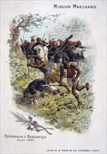 Repression at Brazzaville, August 1896 Artist: Unknown