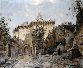 'The Door of Cordelières and the Castle', 1891. Artist: Emmanuel Lansyer
