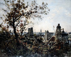 'The Tower of Chevalot in the Evening', 1885. Artist: Emmanuel Lansyer