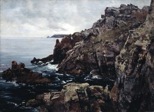 'Headland of Raz', 1884. Artist: Emmanuel Lansyer