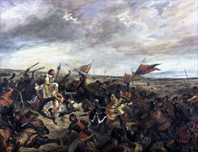 'Battle of Poitiers' (1356), 1830. Artist: Eugène Delacroix