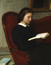 'The Reader', 1861.  Artist: Henri Fantin-Latour