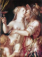 'Mars and Venus', late 16th-early 17th century.  Artist: Joachim Anthonisz Wtewael