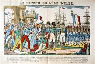 The return of Napoleon from the Isle of Elba, 26 February 1815, (c1835) Artist: Francois Georgin
