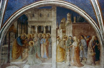 'St Peter ordaining St Stephen Deacon', mid 15th century. Artist: Fra Angelico