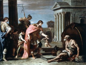 'Alexander and Diogenes', late 17th-early 18th century.  Artist: Sebastiano Ricci