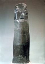 Diorite stele inscribed with the laws of Hammurabi, 18th century BC. Artist: Unknown