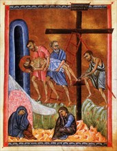 'The Deposition from the Cross', c1268. Artist: T'oros Roslin
