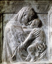 'Piazzi Madonna' ('Virgin and Child'), 1420-1430s. Artist: Donatello