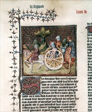 'The Knight of the Cart' (Sir Lancelot), 1344. Artist: Unknown