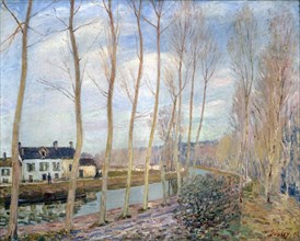 'The Loing Canal', 1892. Artist: Alfred Sisley