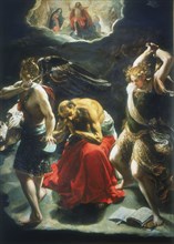 'St Jerome's Dream', c1600. Artist: Orazio Borgianni