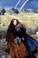 The Blind Girl', 1856. Artist: John Everett Millais