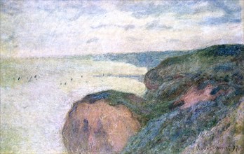 'Steep Cliffs near Dieppe', 1897. Artist: Claude Monet