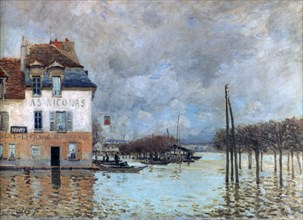 'The Flood at Port-Marly', 1876. Artist: Alfred Sisley