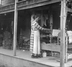 Weaving, Appalachia, USA, c1917. Artist: Cecil Sharp