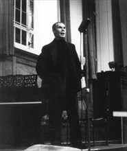 Harry Cox performing at the English Folk Music Festival, Cecil Sharp House, London, 1959. Artist: Eddis Thomas