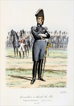 'Grenadiers à Cheval du Roi, Capitaine-Lieutenant' 1814-15 Artist: Eugene Titeux