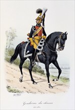 'Gendarmes des Chasses', 1815-30. Artist: Eugene Titeux